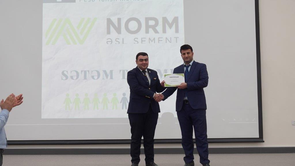 “NORM” ASC PEŞƏ TƏHSİLİ ALAN TƏLƏBƏLƏR ÜÇÜN PROQRAM HAZIRLAYIB