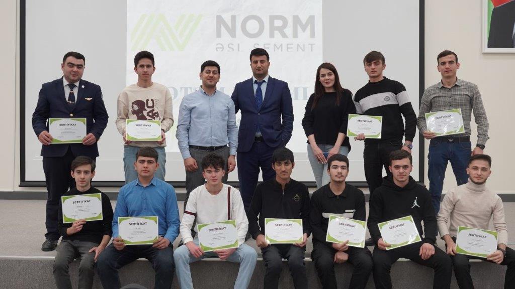 “NORM” ASC PEŞƏ TƏHSİLİ ALAN TƏLƏBƏLƏR ÜÇÜN PROQRAM HAZIRLAYIB